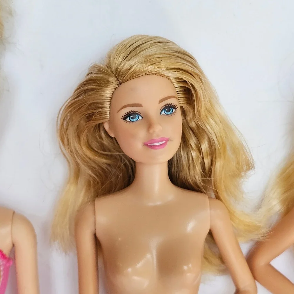 Y2K Mattel Barbie Doll Lot 5pc Blonde Hair Ballerina Fashion Dolls Toy Bundle